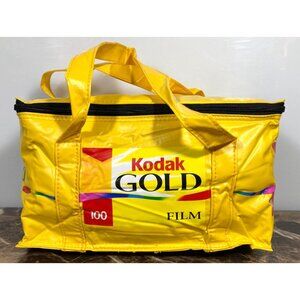 Kodak Kodacolor Gold 100 Film Vintage Cooler Lunch Bag Insulated Tote Vinyl 90s